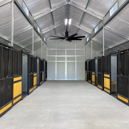 Inside view of an RCA Barn from MD Barnmaster